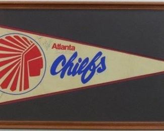 Atlanta Chiefs Pendent with 7 Autographs