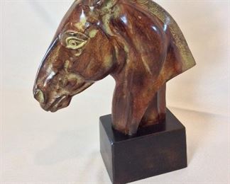 Horse Bust, 14" H.