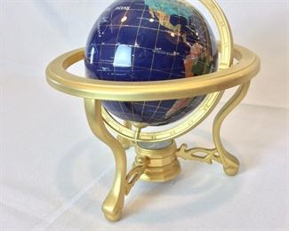 World Globe, 10" H.
