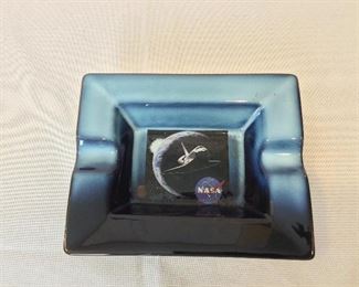 NASA Space Shuttle Ash Tray, 6 1/2" x 5 1/2".