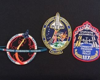 NASA Space Shuttle Mission Patches.