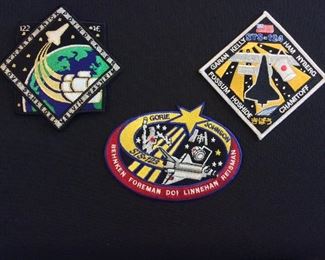 NASA Space Shuttle Mission Patches.