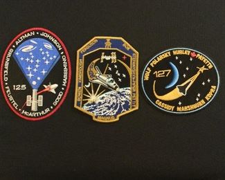 NASA Space Shuttle Mission Patches.