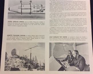 Lockheed Agena Satellite System - USAF Discoverer Program Poster.