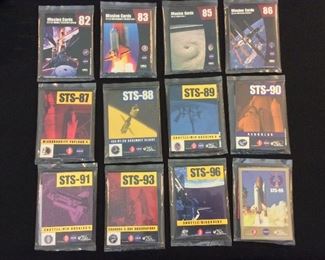 NASA Space Shuttle Mission Cards.
