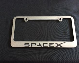 SpaceX License Plate Frame.