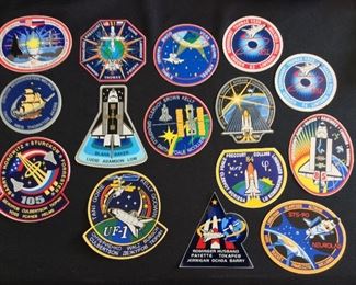 NASA Space Shuttle Mission Decals.