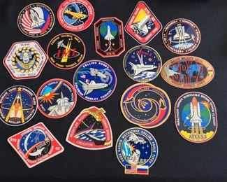 NASA Space Shuttle Mission Decals.