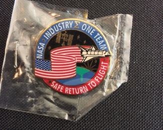NASA and Industry Space Shuttle Pin, "Safe Return to Flight".