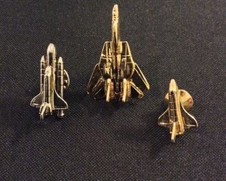 Space Shuttle and Aerospace Lapel Pins.