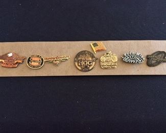 Harley-Davidson and Daytona Bike Week Pins.