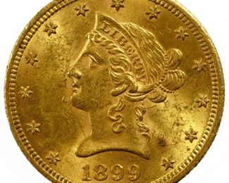 1899 10 Gold AU