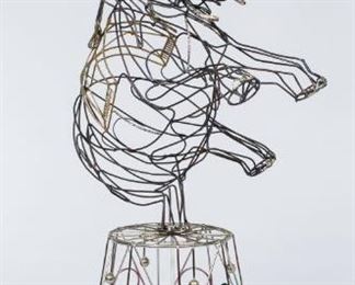 Joseph Burlini American b.1937 Wire Sculpture