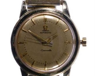 Omega 14k Gold Filled Seamaster Automatic Wrist Watch