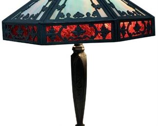 Wilkinson Slag Glass Table Lamp