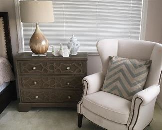 Detail chest $198 each - New wing chairs $409 each