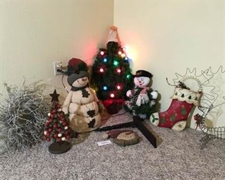 Our Christmas Tree and Snowman Collection