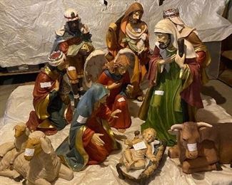 Just in time for Christmas.....Complete Manger Set 