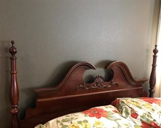 https://www.ebay.com/itm/114001058093  BG0034: Traditional Twin / Full Wooden Cherry Poster Bed Frame $149 OBO Local Pickup
