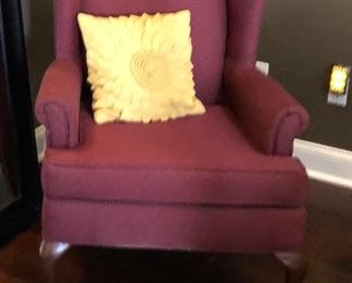 https://www.ebay.com/itm/114001121457  BG0044: Maroon Fabric Occasional Chair $49 OBO Local Pickup