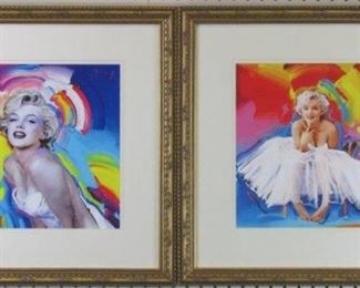 Marilyn Monroe giclee by Peter Max