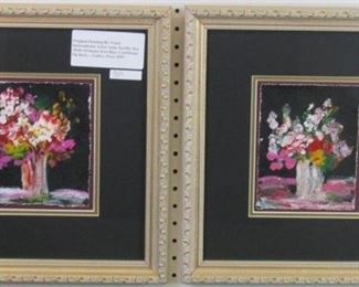 Original acrylic paintings on paper