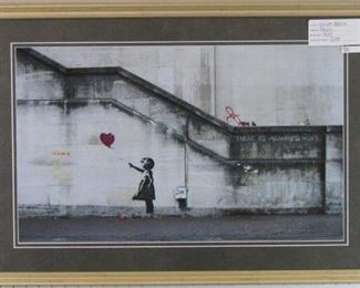 Girl with balloon giclee by Banksy