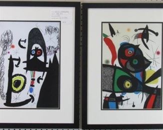 Contemporary prints by Joan Miro
