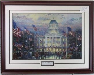 Kinkade Flags Over the Capitol giclee