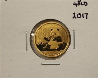 2017 China 3 gram gold coin