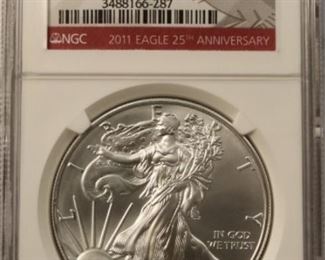 2011 MS69 Silver Eagle
