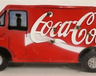 Metal Coke truck