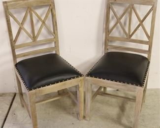 Wooden Delhi Chairs Iron Butterfly