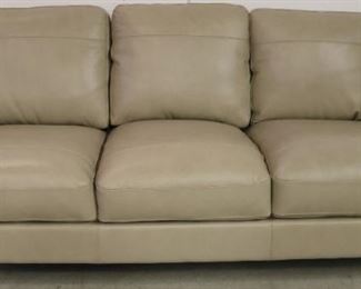 Leather Italia Chino sofa in sand color