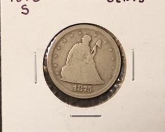 1875S Twenty Cent Piece