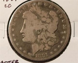 1881 CC Better Date Coin