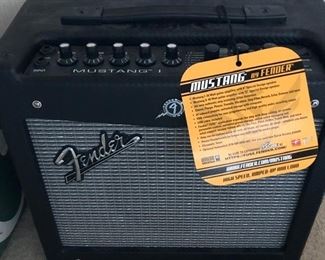 Amp will be sold with Stratocaster