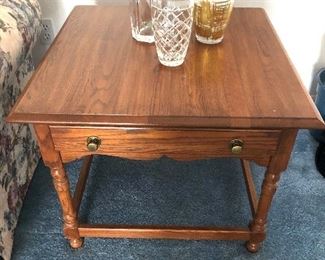 Pennsylvania House Square Occasional Table w/drawer - $165