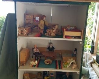 Wood dollhouse