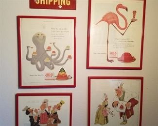 1954 and 1955 Jello ads