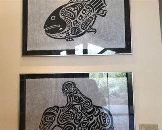 2 large prints by C. B. Greul