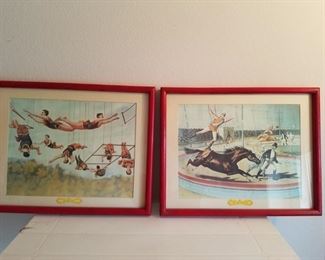 Circus lithographs