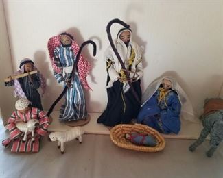 Manger figurines from Jericho Jordan