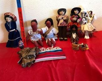 Native and Peruvian dolls