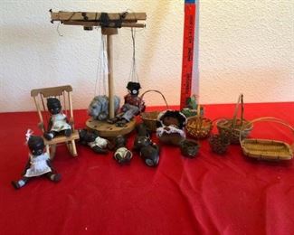 Small baby dolls and puppets