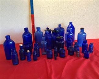 Cobalt glass