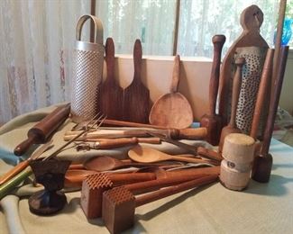 Vintage kitchen utensils