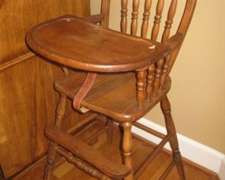 vintage high chair