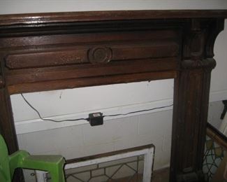 One of several mantles for sale