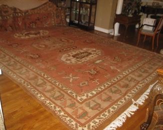 Wool Ushak rug-11'8" x 18'